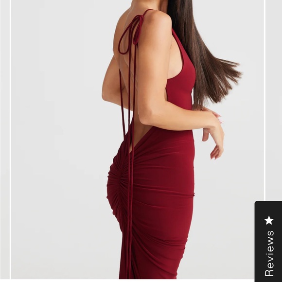 Melanie The Label Gia Gown Wine - Picture 7 of 8